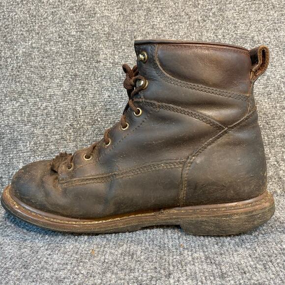 Georgia Boots GBOT053 6 inch Logger Mens Work Boot Brown Size 9 Waterproof kilt